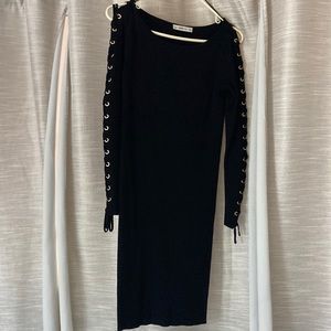 Zara Knit Black Dress